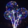 Светящийся шар бабл на палочке с разноцветными светодиодами Bobo / Бобо