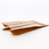 Пакет бумажный крафт с окном и прямоугольным дном
