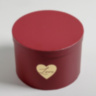 Шляпная коробка для цветов «Красный», love