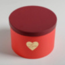 Шляпная коробка для цветов «Красный», love