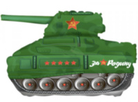 Мини-фигура, Танк Т-34, Зеленый