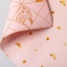 Бумага упаковочная глянцевая двусторонняя , Принцессы розовая