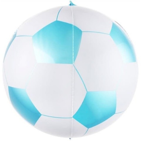 Сфера 3D Футбольный мяч, голубой