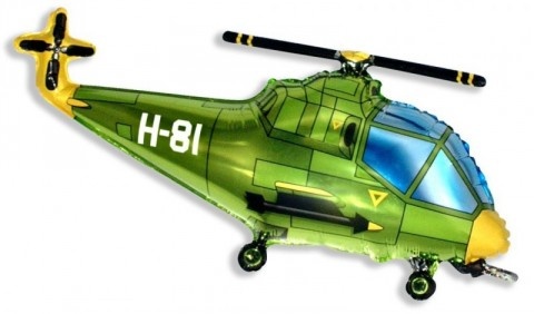 FM Фигура Вертолет (зеленый)