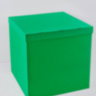 Коробка-сюрприз Зеленая, самосборная крышка