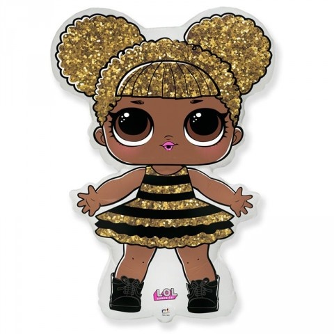 Мини-фигура Кукла ЛОЛ (LOL) Сияющая Королева Квин Би / LOL Queen Bee mini